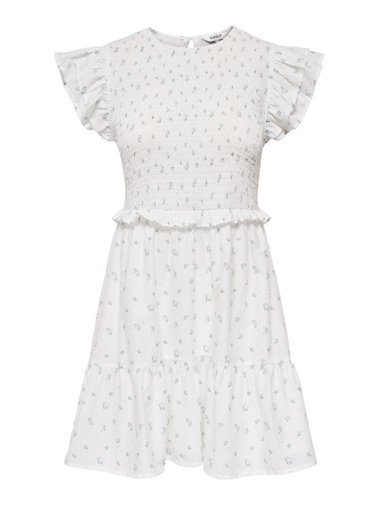 ONLDIONE S/S SHORT SMOCK DRESS WVN EX
