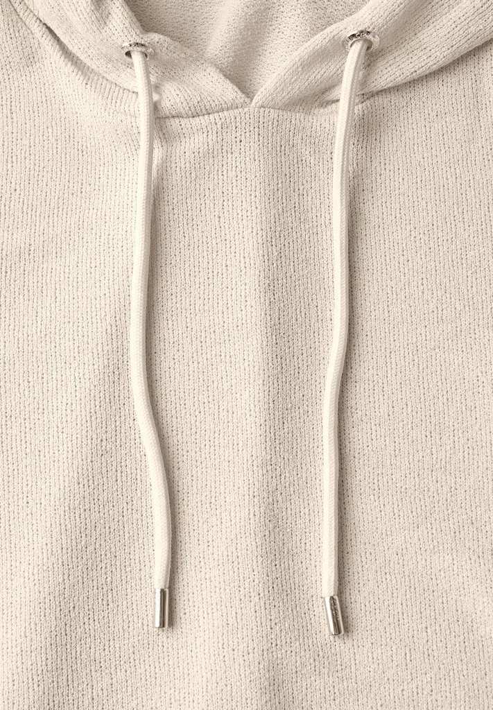 Crepe Hoodie-Shirt