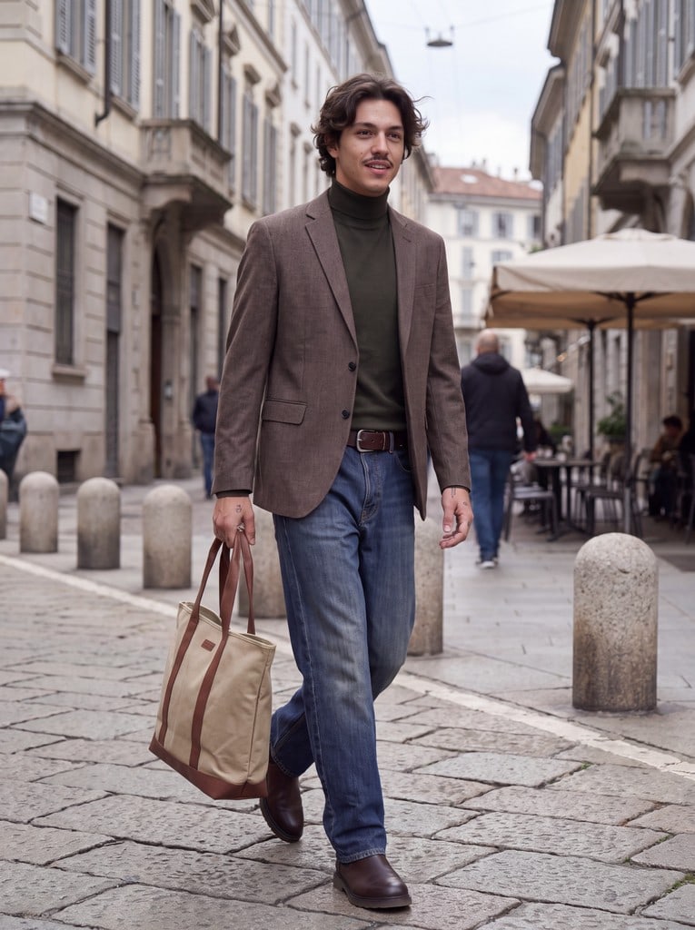 JJEEMIL KNIT ROLL NECK NOOS