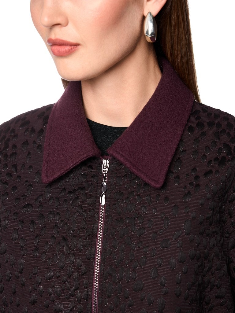 Jacke mit Strukturmuster