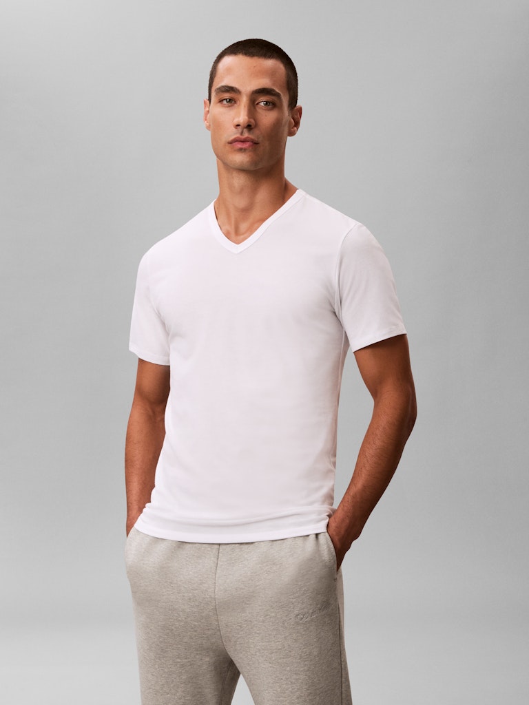 S/S V NECK 3PK