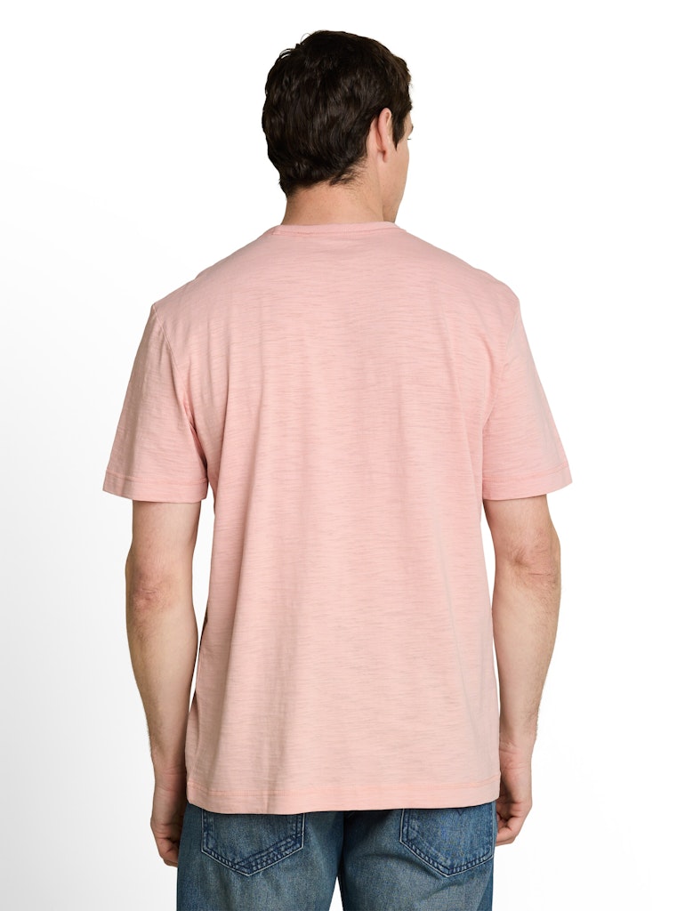 T-Shirt in Melange-Optik