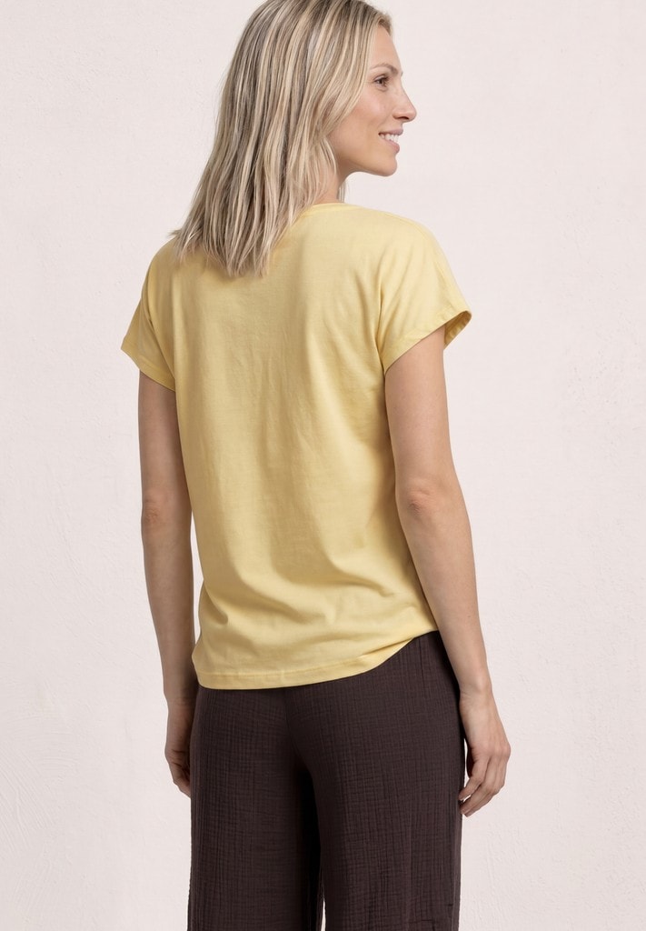 Dropped Shoulder Shirt mit Rundhals