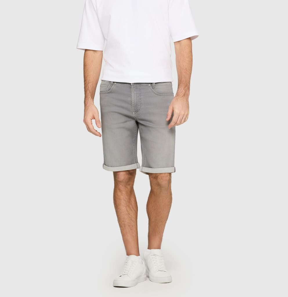 MAC JEANS - Jogn Bermuda, Light Sweat Denim
