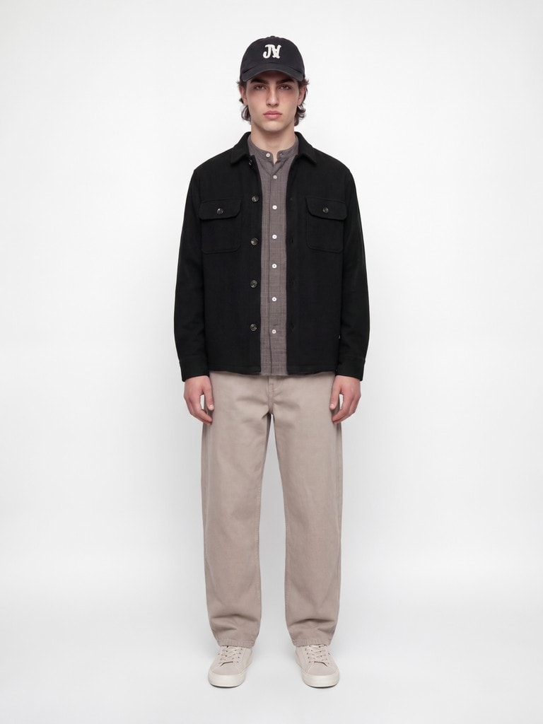 JJEREGENT STRUCTURE OVERSHIRT LS SN