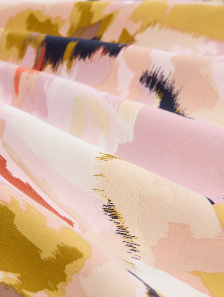 Midi-Kleid mit Muster