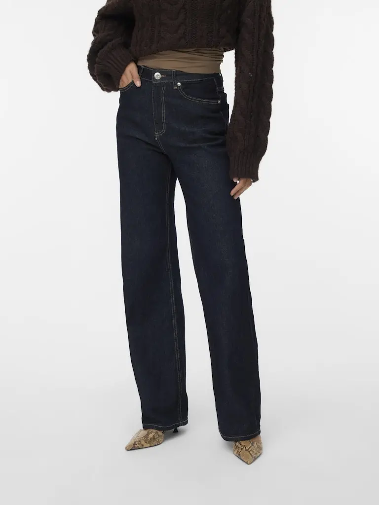 VMTESSA HR WIDE JEANS RA369 GA NOOS