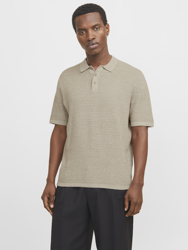 JJEGEORGE KNIT POLO SS SN