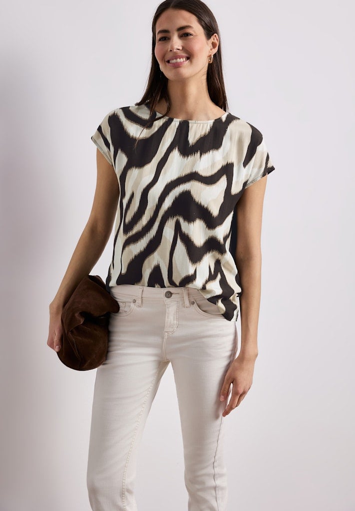 Dropped Shoulder Shirt mit Print