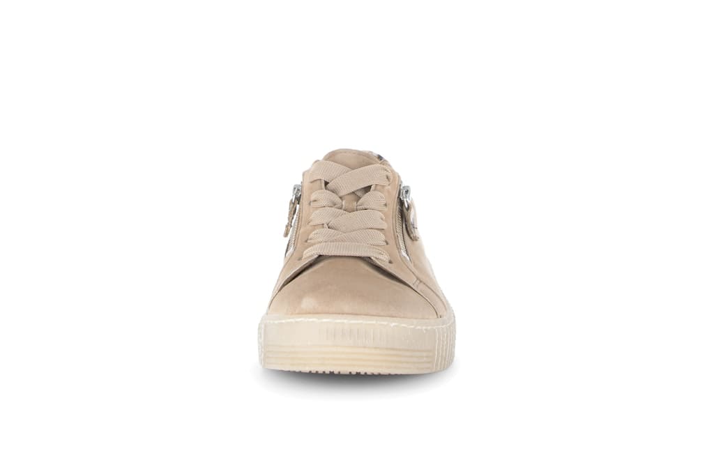 Sneaker low Rauleder beige
