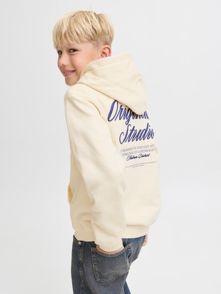 JORNORREBRO TYPO BACK SWEAT HOOD SN JNR