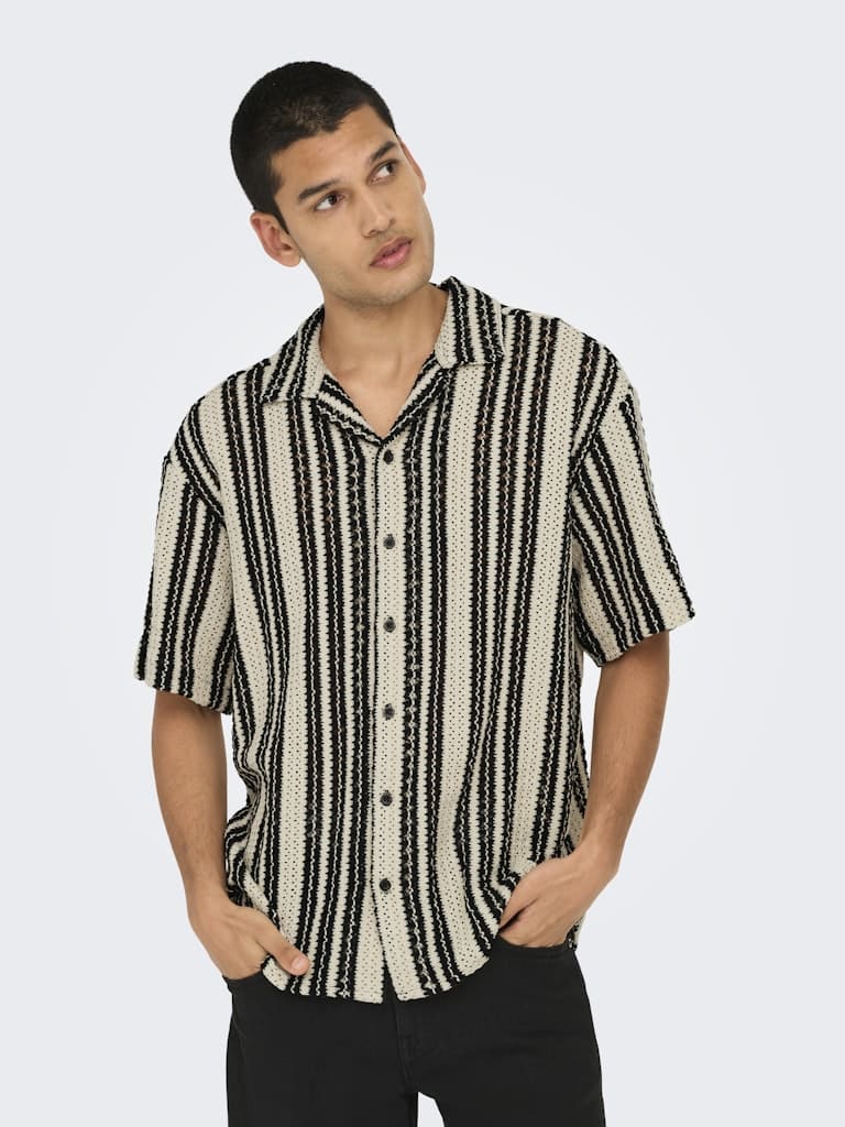 ONSDANI CROCHET SS SHIRT NOOS
