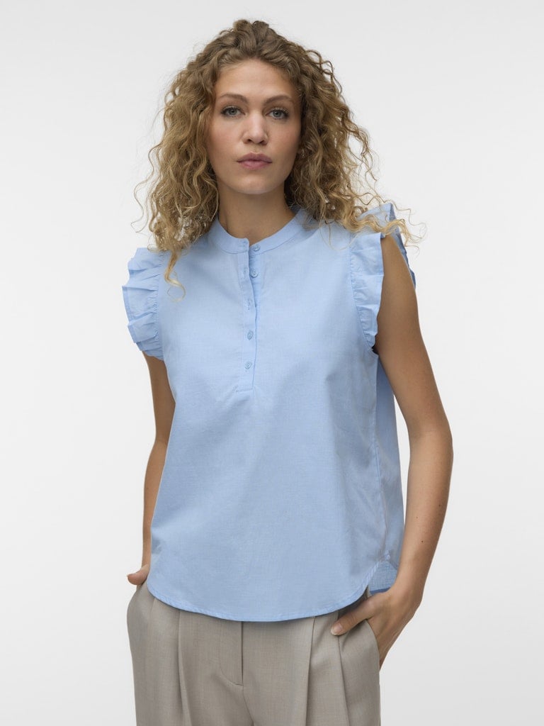 VMSELMA SS FRILL TOP