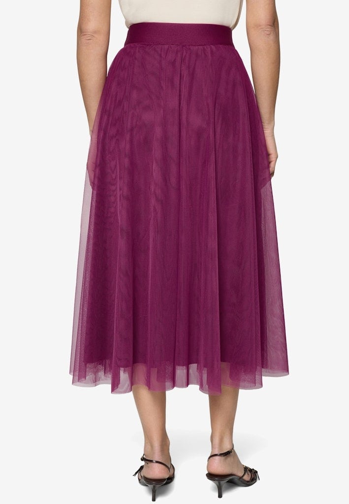 Tüllrock Midi mit Gummibund