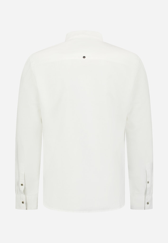 Shirt With Linen Granddad