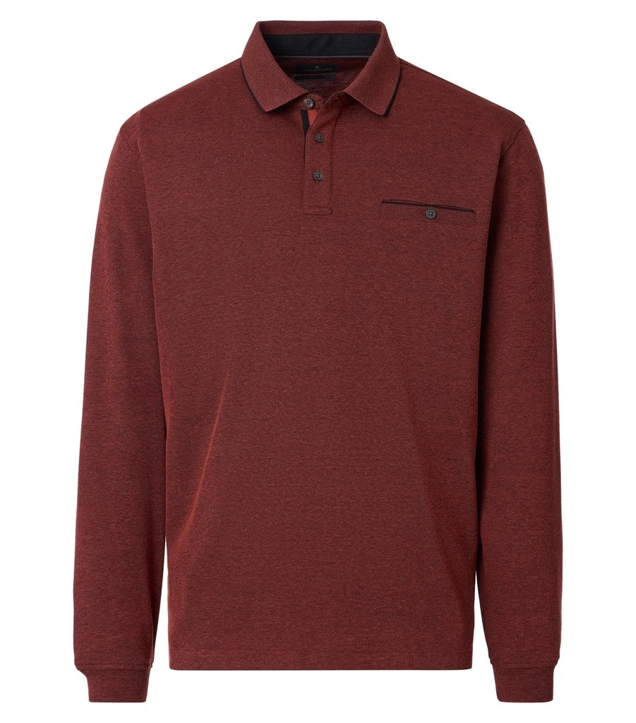 Polo-Shirt Langarm