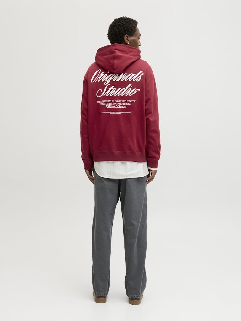 JORNORREBRO TYPO BACK SWEAT HOOD SN