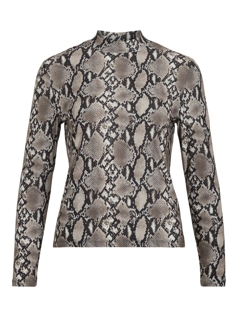VILEOA L/S HIGH NECK TOP - NOOS