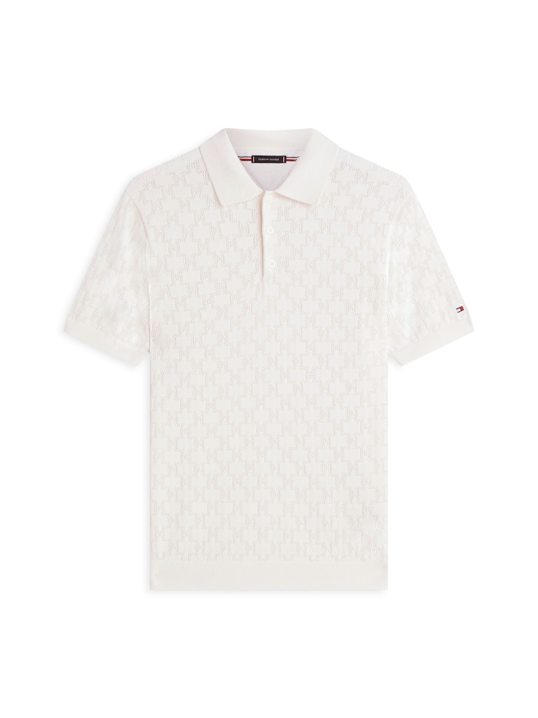 Regular Fit Pointelle Polo Shirt