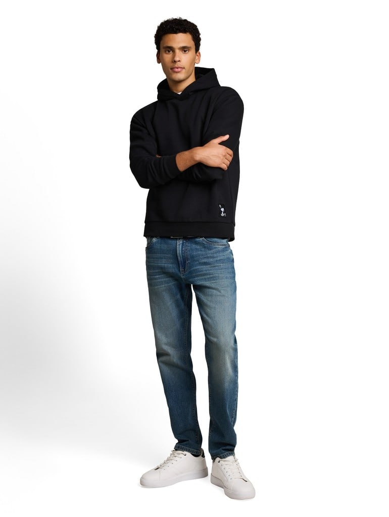 Relaxed Fit Hoodie Sweatshirt mit Snoopy-Rückenprint