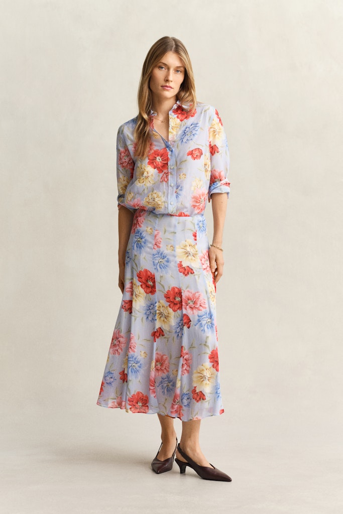 Rock mit Blumenprint