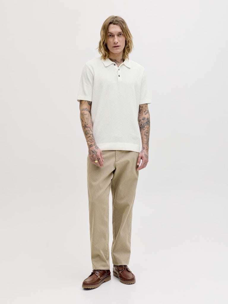 JPRBLURILEY KNIT POLO SS SN