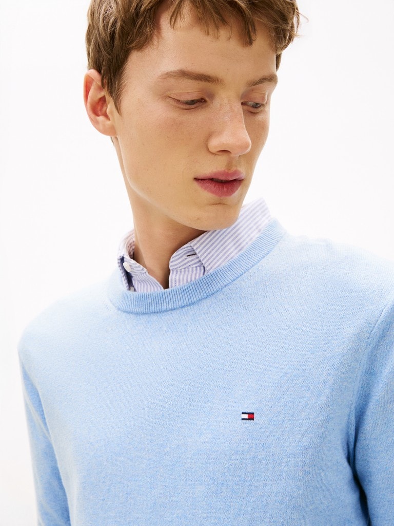 PIMA ORG CTN CASHMERE CREW NECK