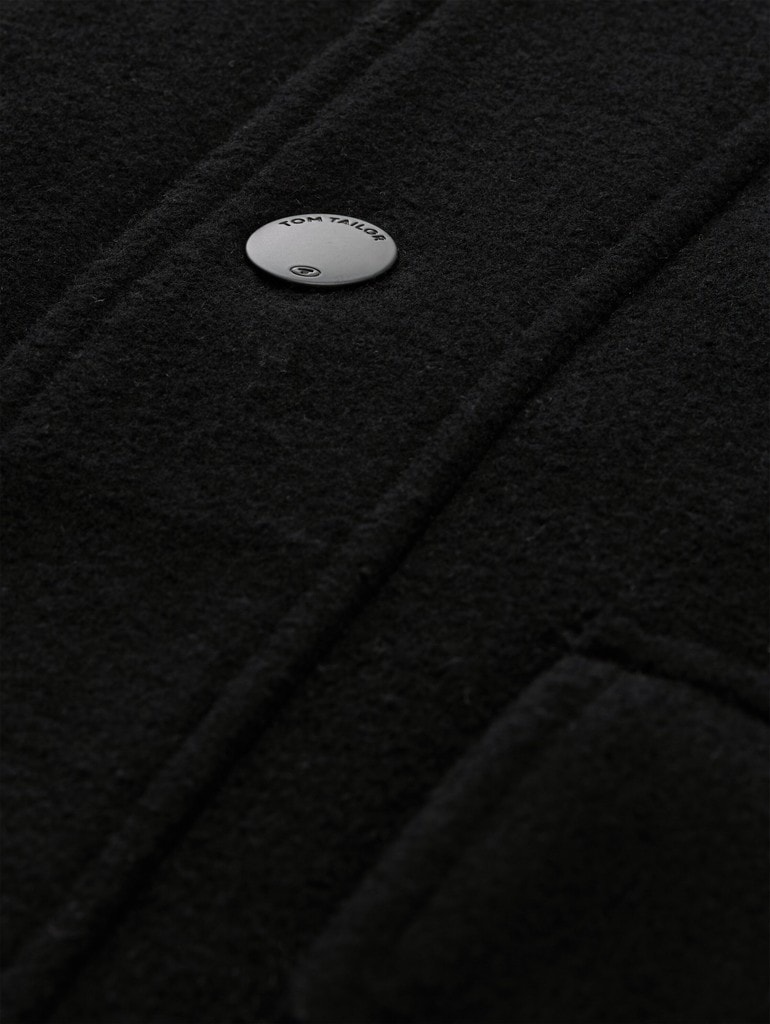 2-in-1 Wolljacke mit abnehmbarem Einsatz