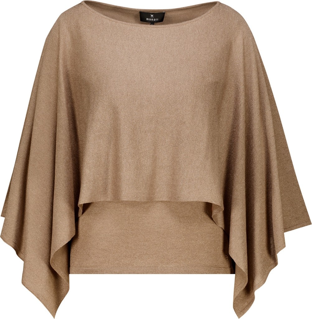 Strickpullover mit Cape-Design