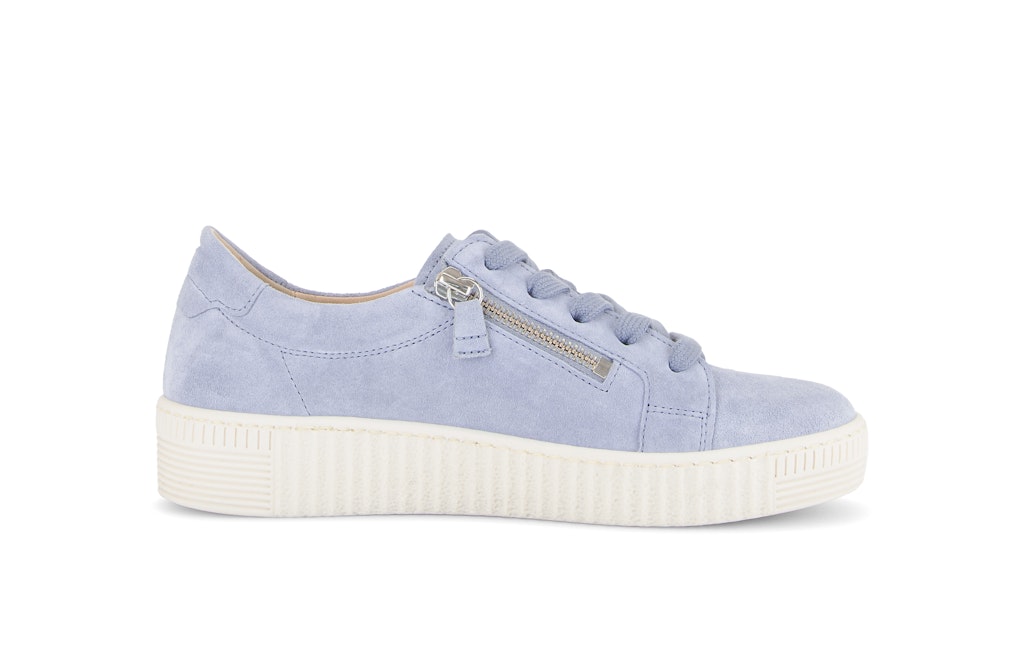 Sneaker low Rauleder blau