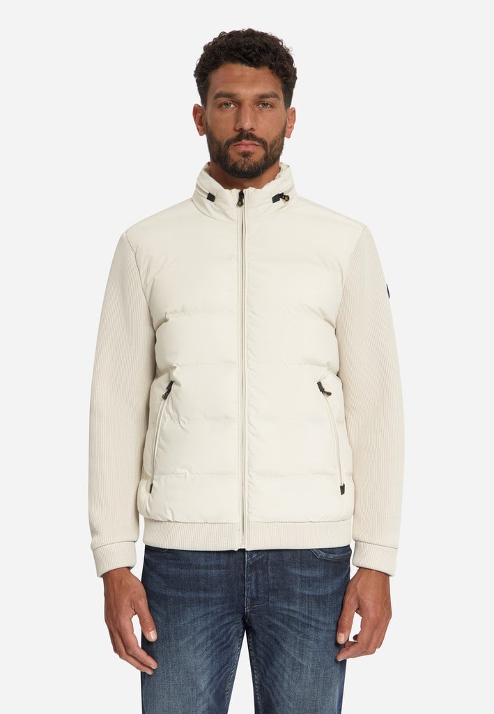 Jacket Short Fit Sealed Knitted Mix