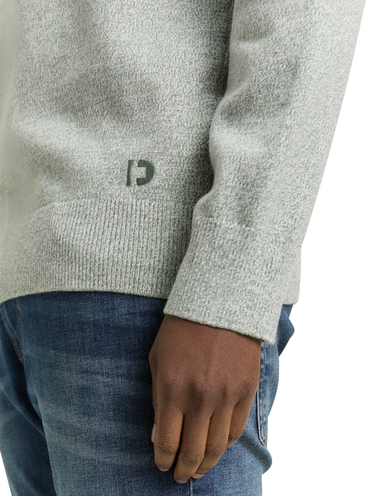 Basic Strickpullover aus Baumwolle