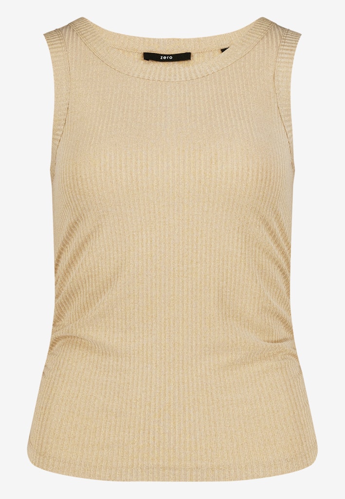 Basic-Top im Glitzer-Look