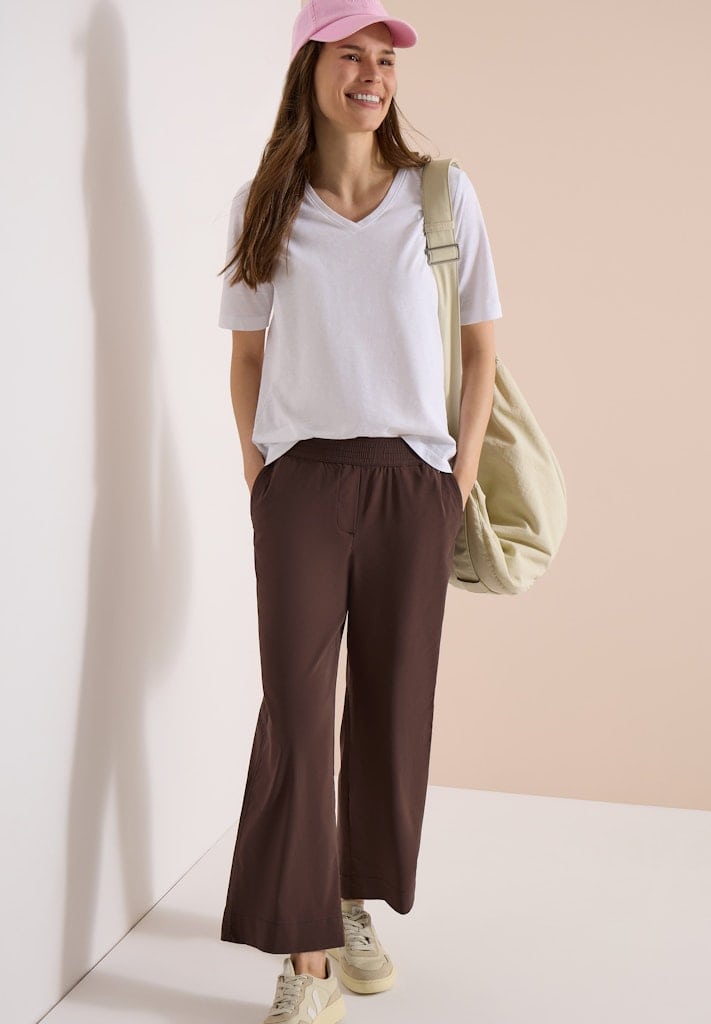 High Waist Wide Leg Hose im Loose Fit