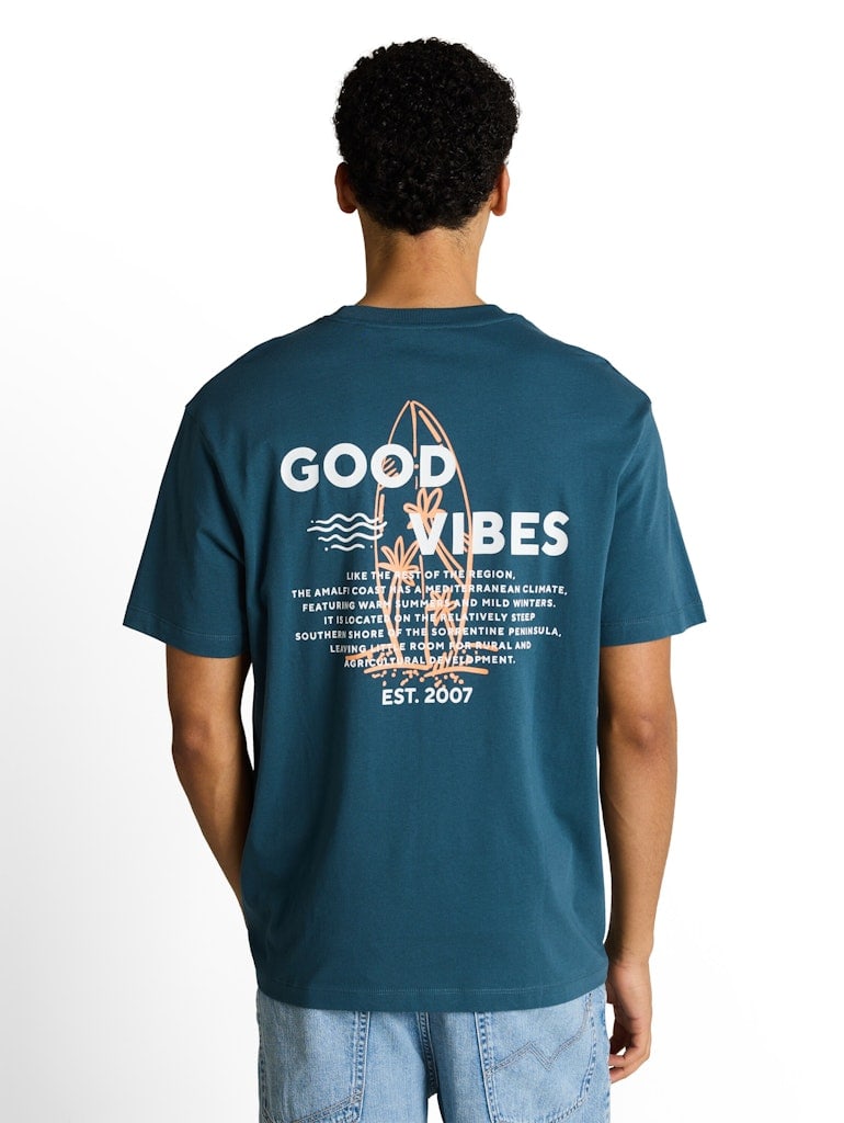 Relaxed Fit T-Shirt mit Rückenprint
