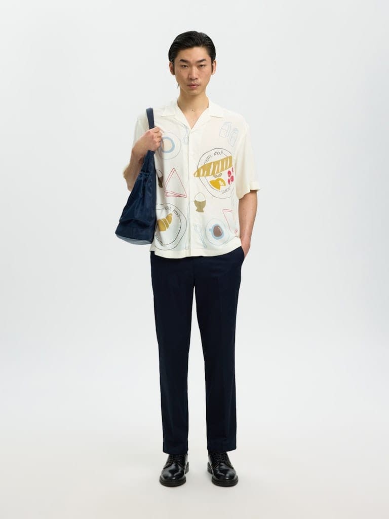 SLHRLXHOTEL AMOUR PRINT SS SHIRT
