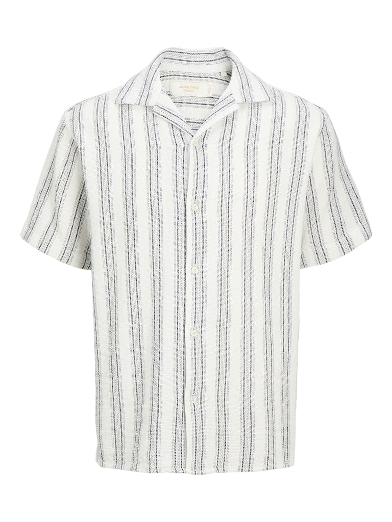JJECOBA STRIPE RESORT SHIRT SS SN JNR