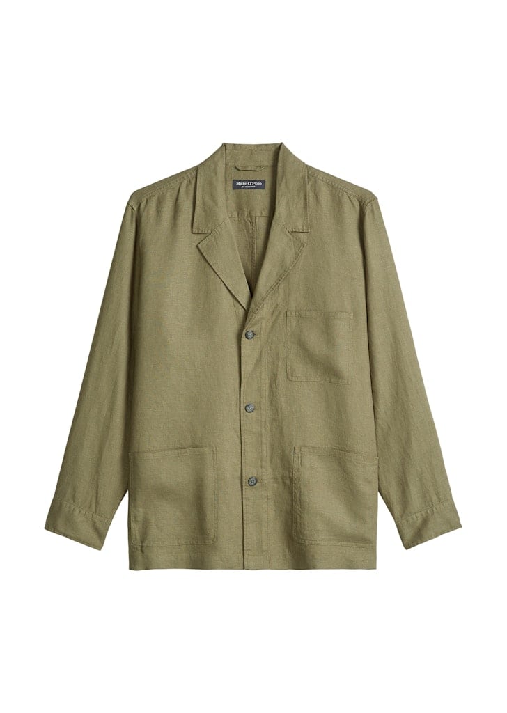 Overshirt im Sakko-Stil