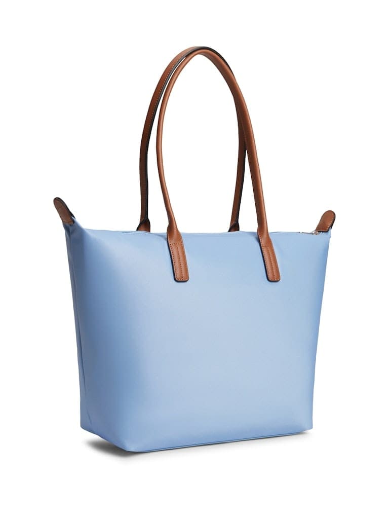 TH Monogram Contrast Handle Tote Bag