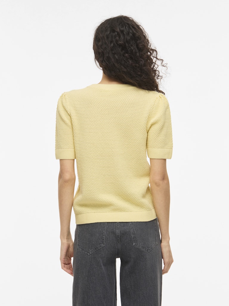VIDALO O-NECK S/S KNIT TOP - NOOS