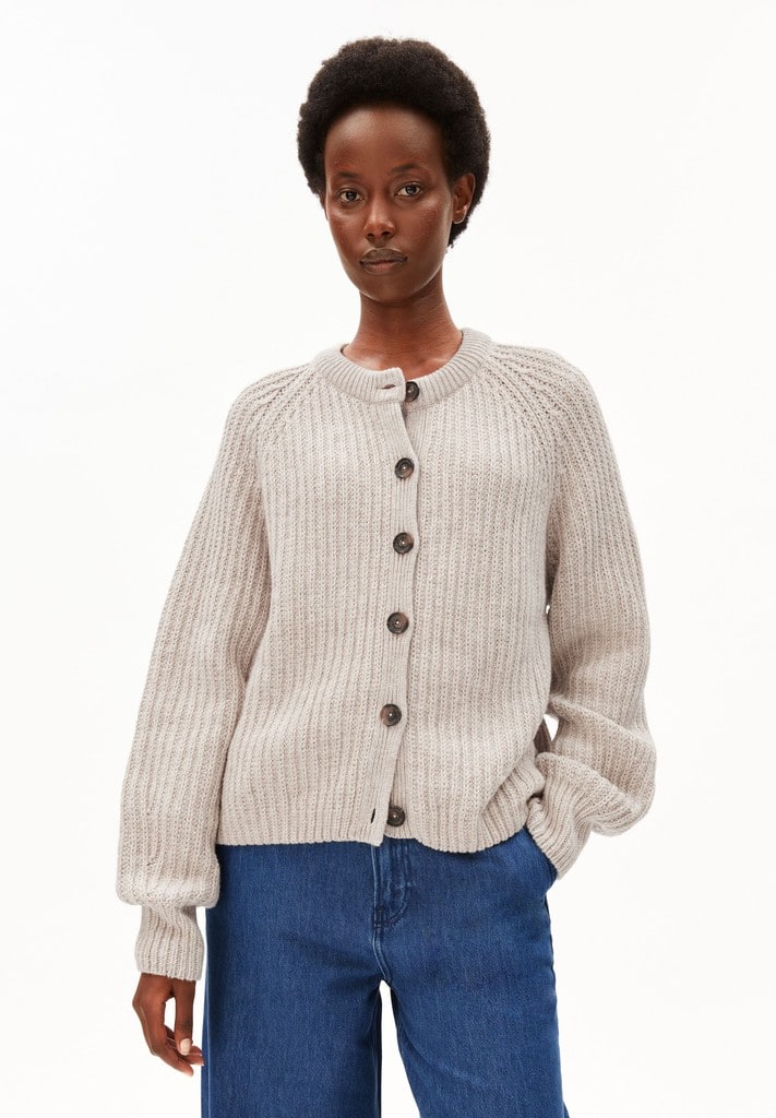 RIB KNIT CARDIGAN