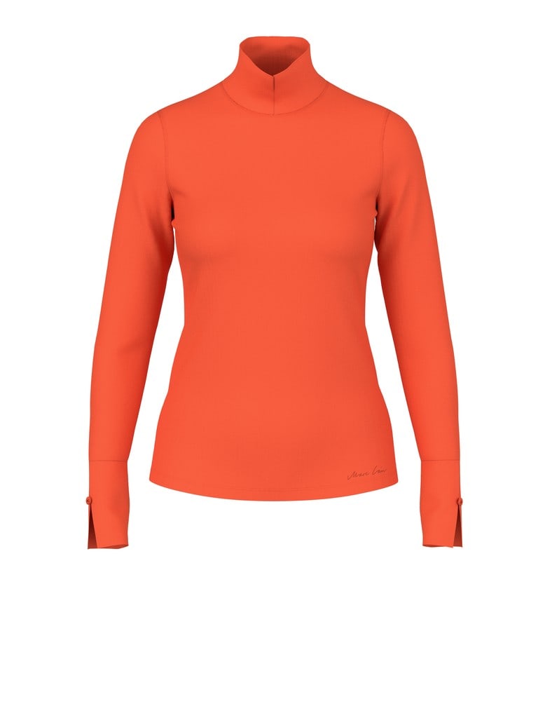 Basic-Shirt mit Stehkragen