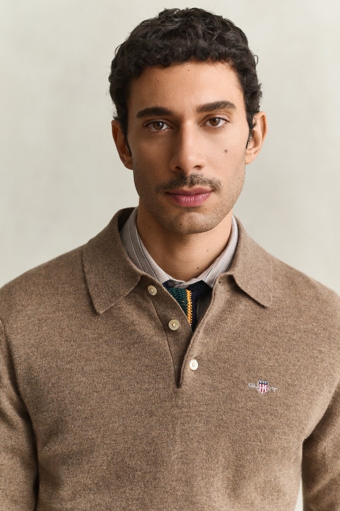 Superfine Lambswool Polopullover