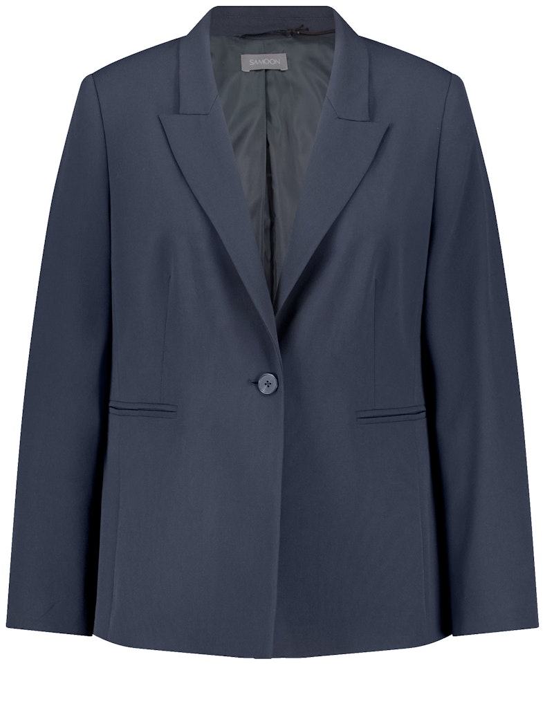 Klassischer Blazer mit Paspeltaschen