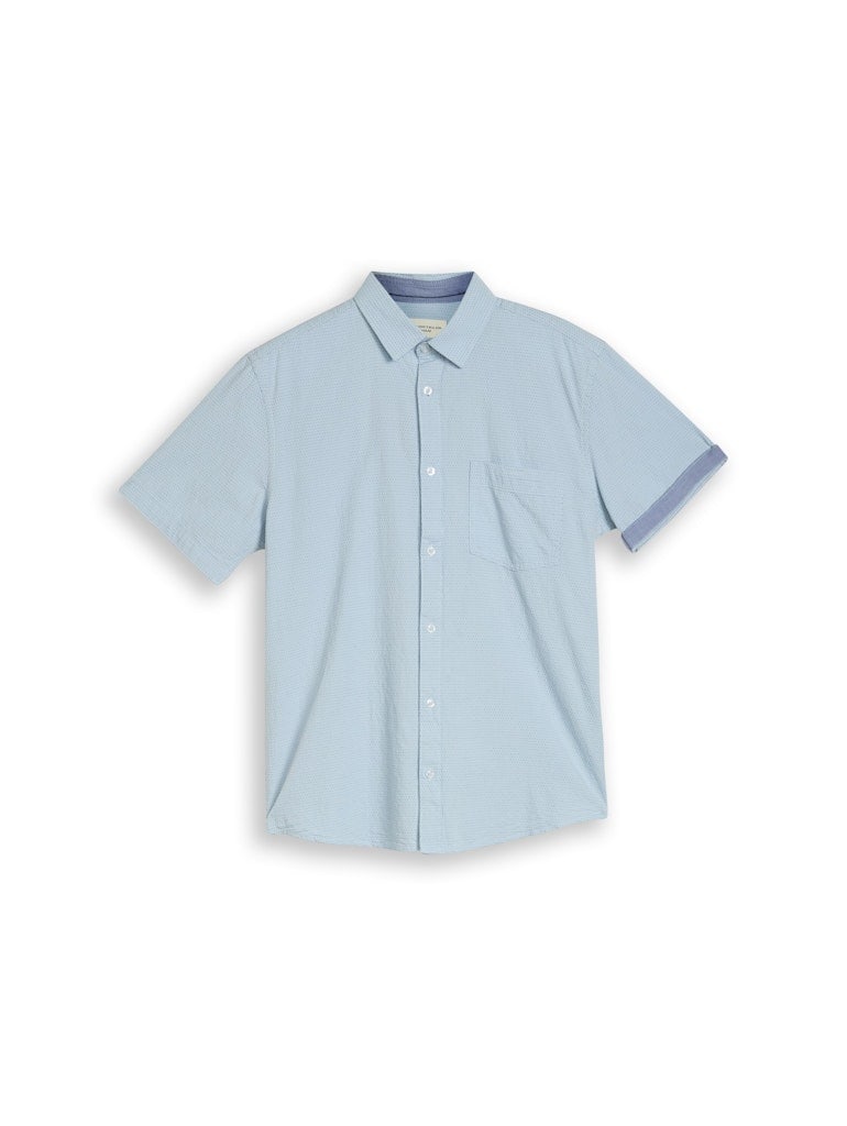 Regular Fit Kurzarmhemd aus Baumwolle