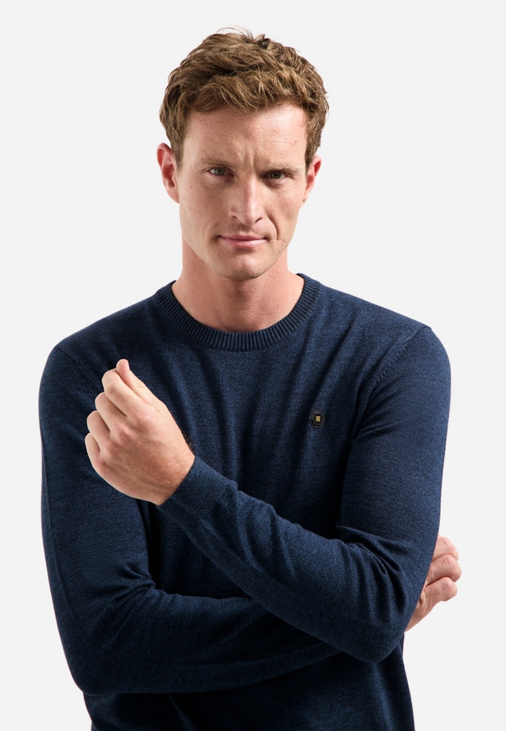 Pullover Crewneck 2 Coloured Melange