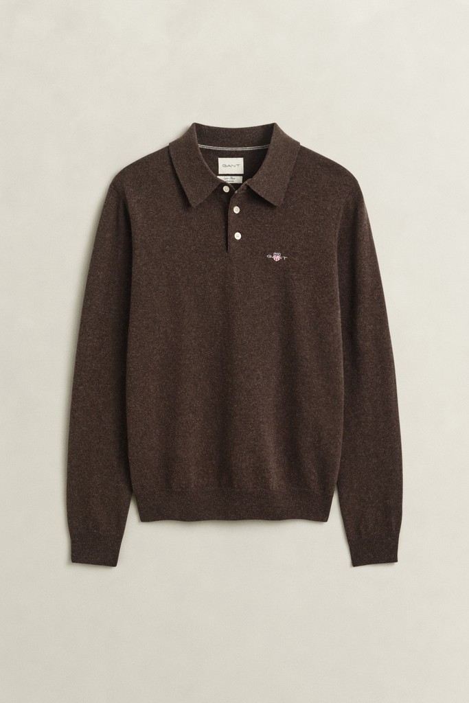 Superfine Lambswool Polopullover