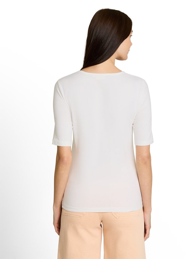 Basic T-Shirt mit Rundhalsausschnitt