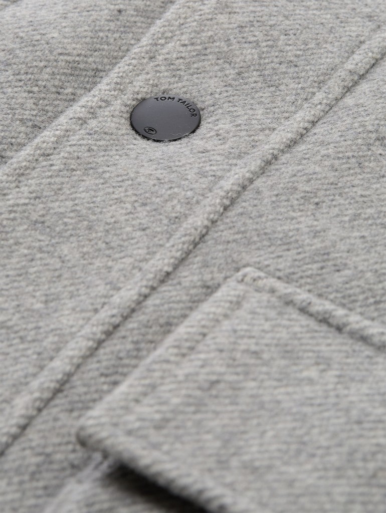 2-in-1 Wolljacke mit abnehmbarem Einsatz