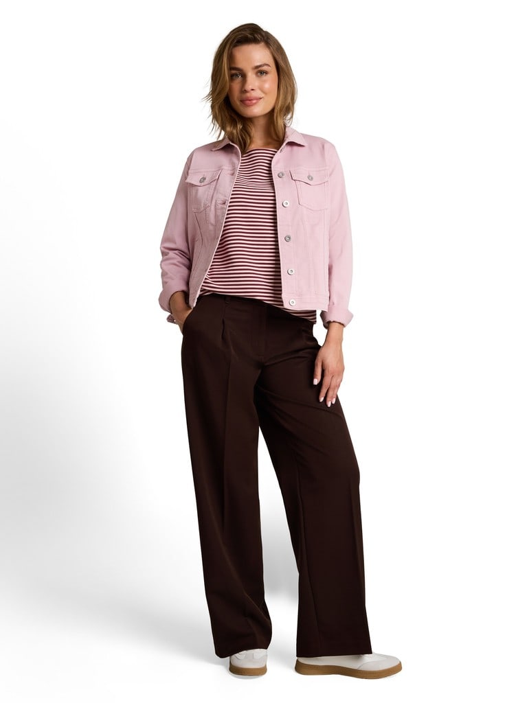 Langarmshirt mit Knopf-Details